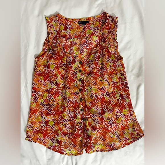 GAP print multicolor top - Picture 1 of 5